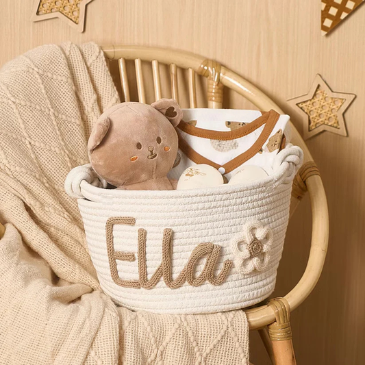 Personalized Name Storage Basket