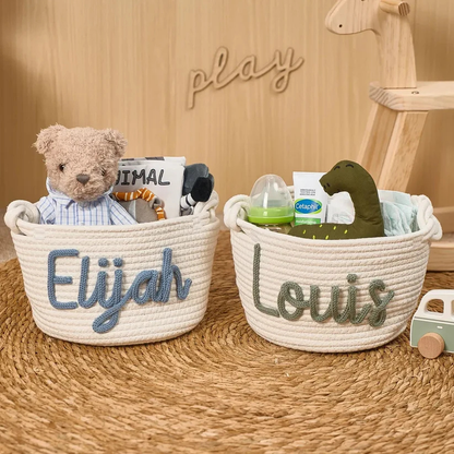Personalized Name Storage Basket