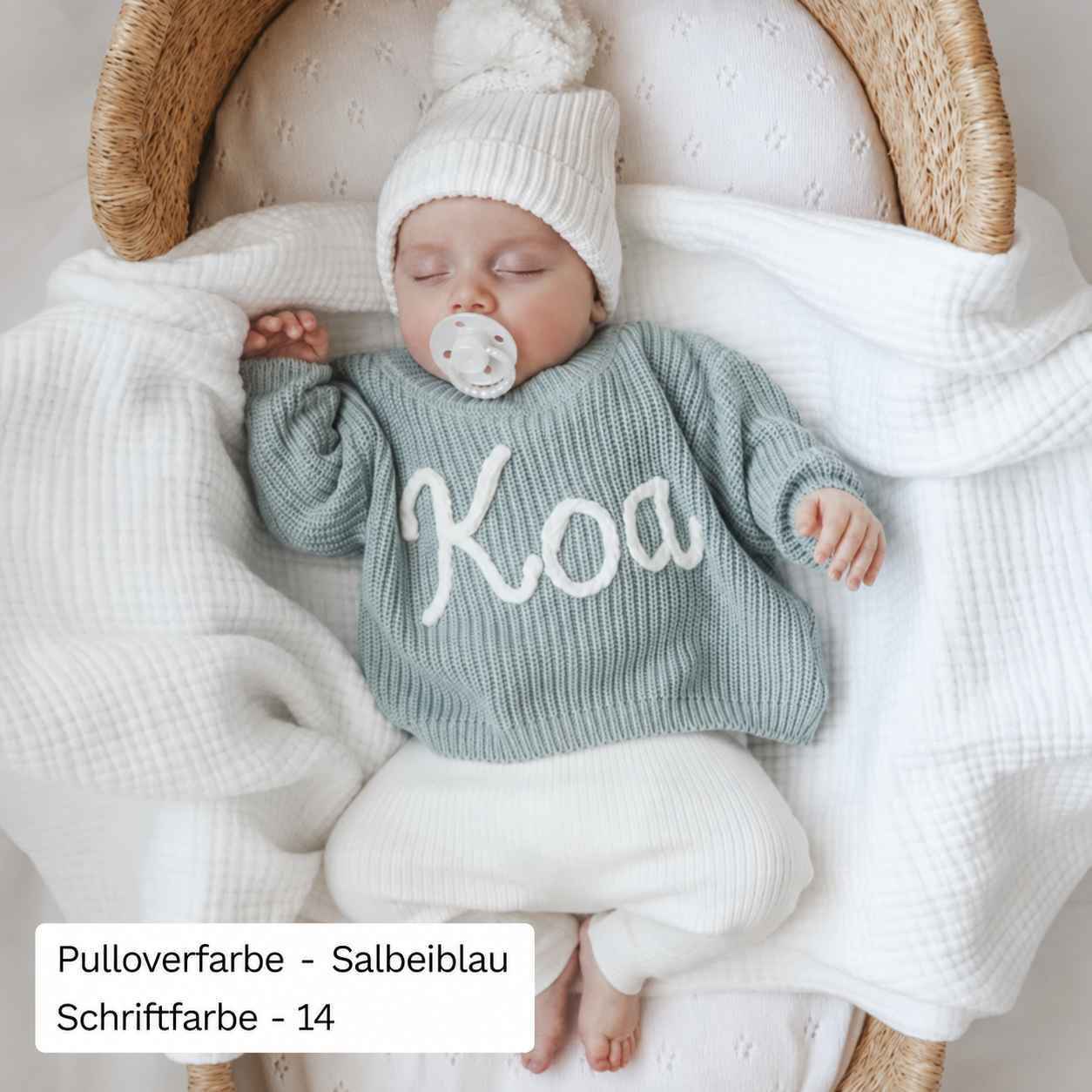 Hand-Knitted Personalized Sweater