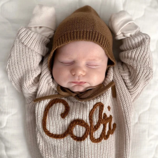 Hand-Knitted Personalized Sweater