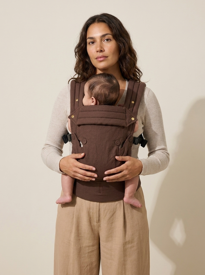 Baby Carrier - Cocoa Linen