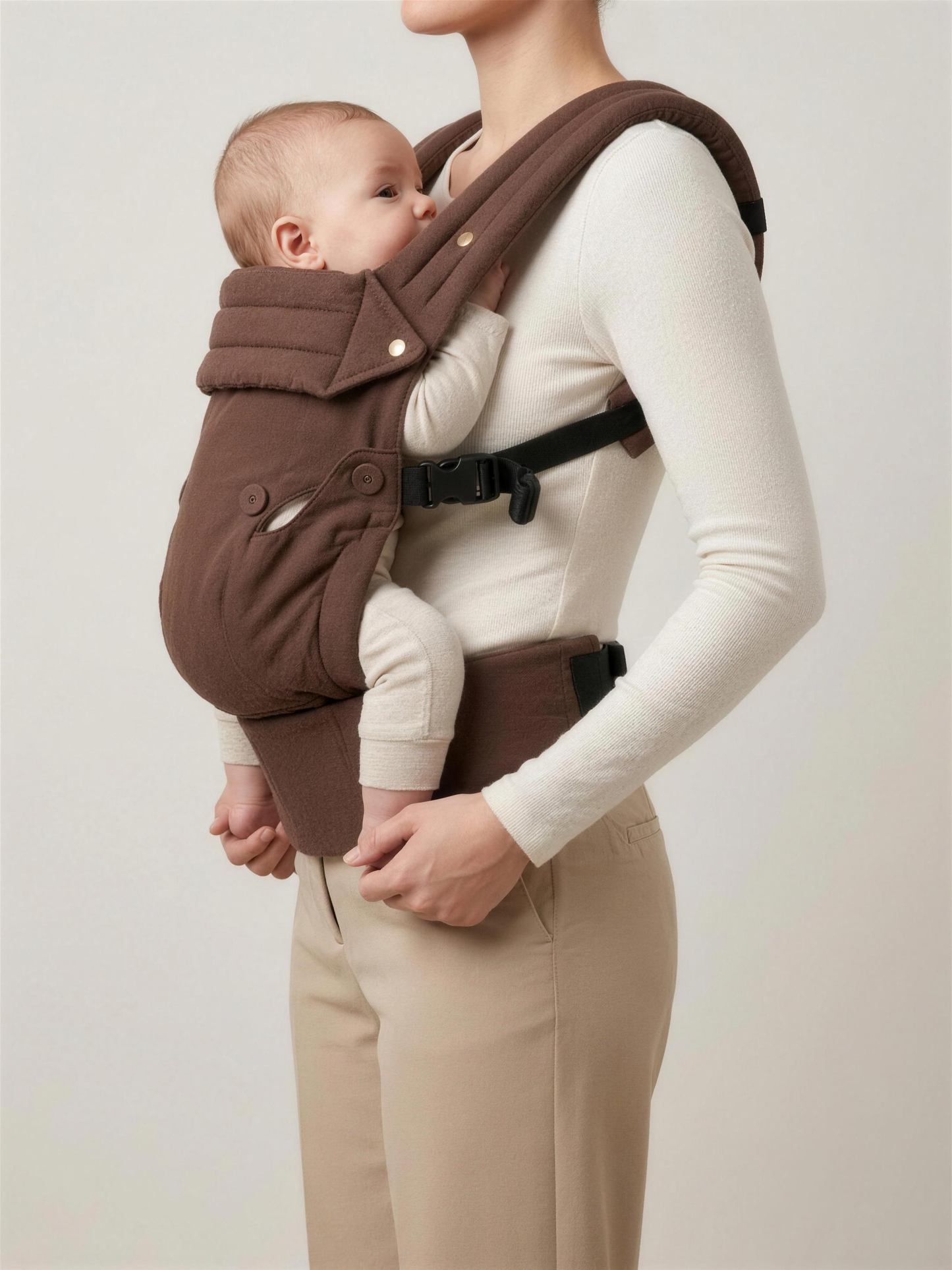 Baby Carrier - Cocoa Linen