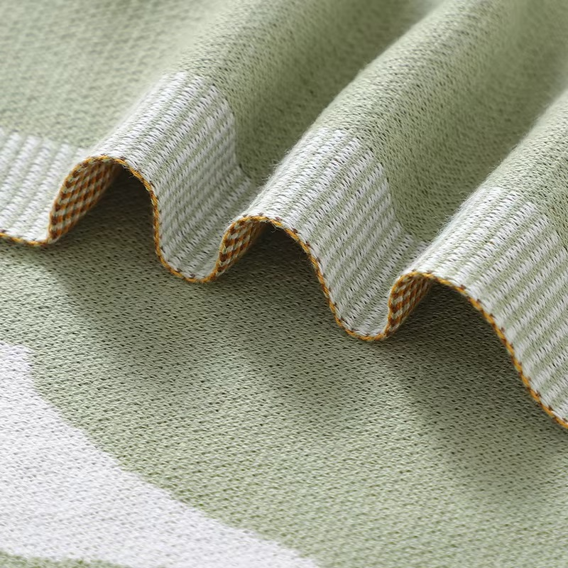 Knitted Goose Blanket