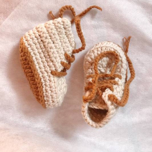Hand-Knitted Baby Shoes