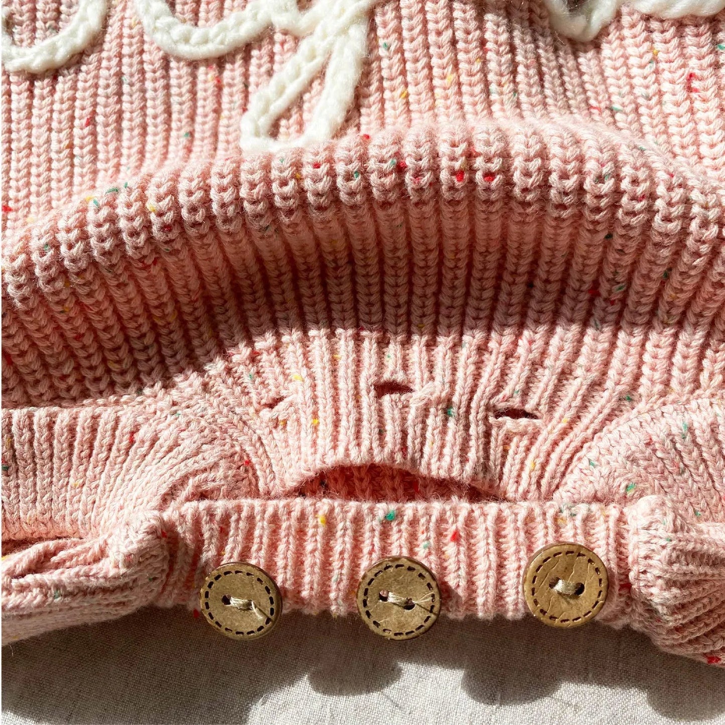 Hand-Knitted Personalized Romper