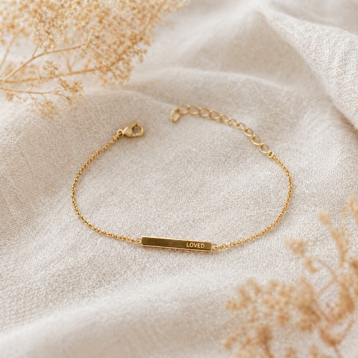 Heirloom 14K Gold Baby Bracelet - loved