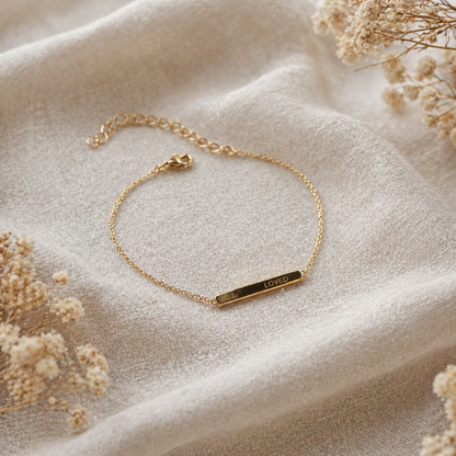 Heirloom 14K Gold Baby Bracelet - loved