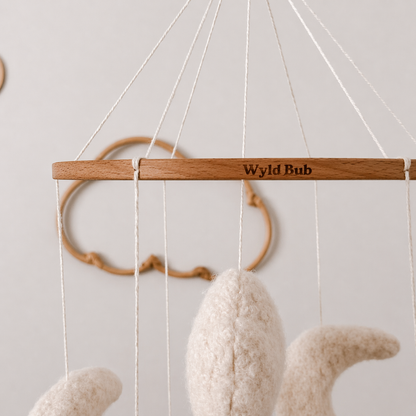 Marshmallow Sky - Baby Mobile