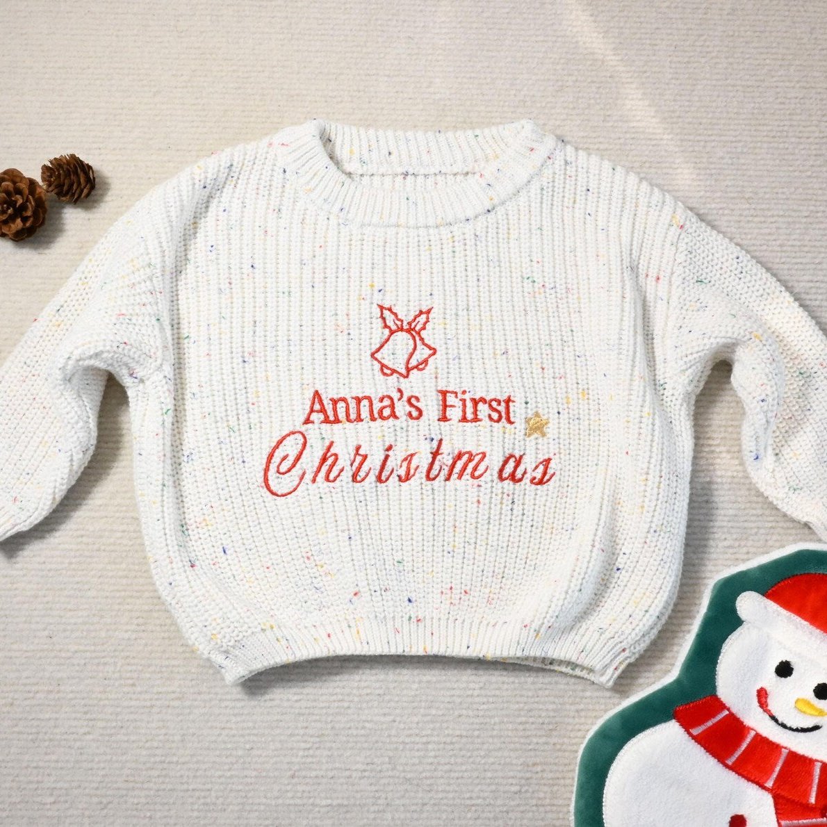 Personalized “My First Christmas” Sweater