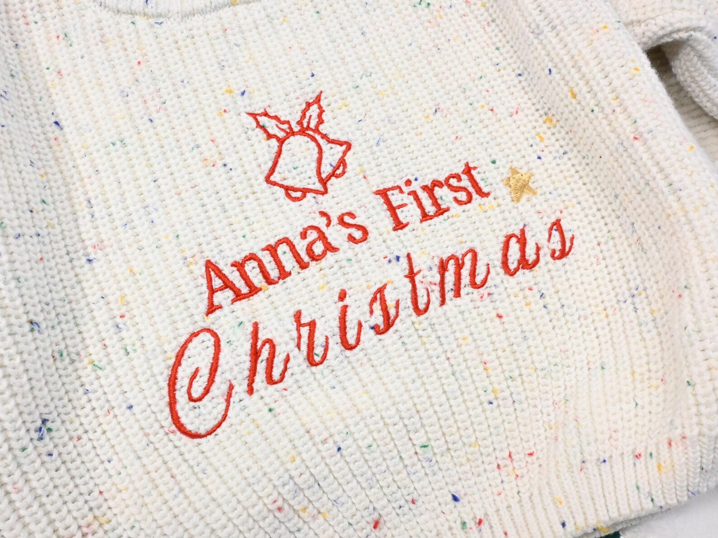 Personalized “My First Christmas” Sweater