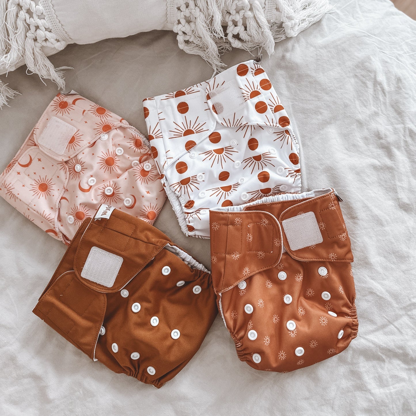 Reusable Cloth Diapers | 4-Pack