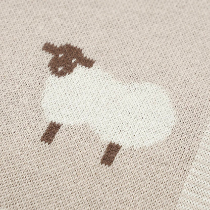 Sheep Knit Blanket