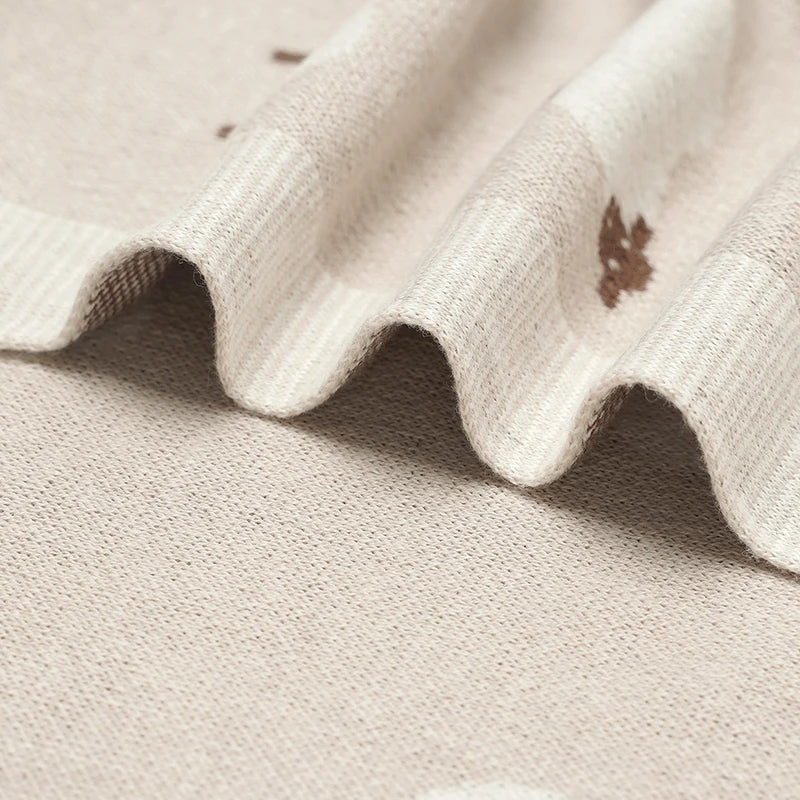 Sheep Knit Blanket