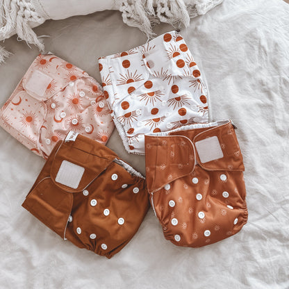 Tan | Reusable Cloth Diaper
